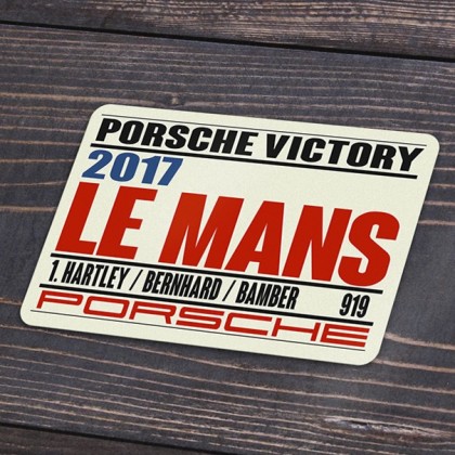 2017 Le Mans Porsche Victory decal