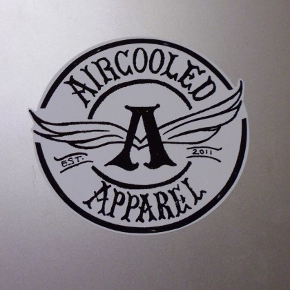 Aircooled Apparel Wings Sticker