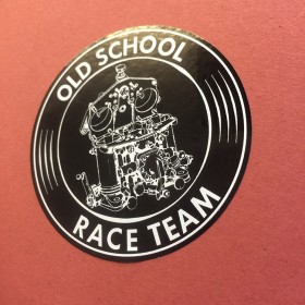 Old School Race Team Sticker