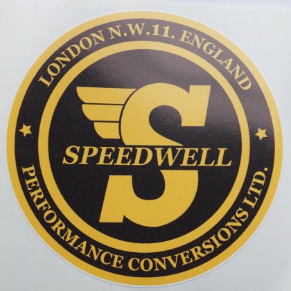 Speedwell Circular Sticker