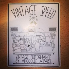 Vintage Speed Sticker