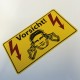 Vorsicht Sticker