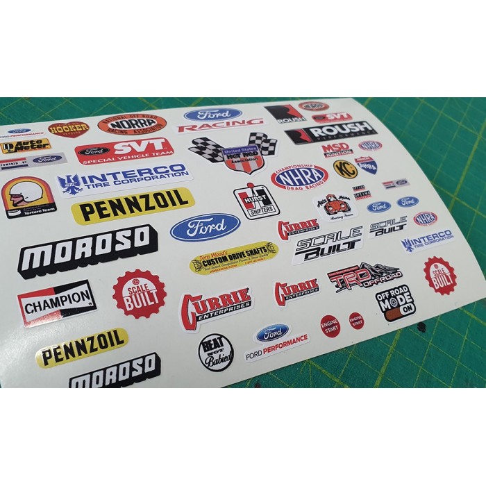 RC Scale Sticker Pack